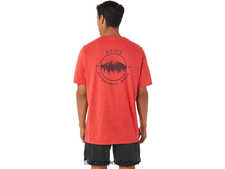 Asics 1977 bjerg tee klassisk rød lyng Z206F6890