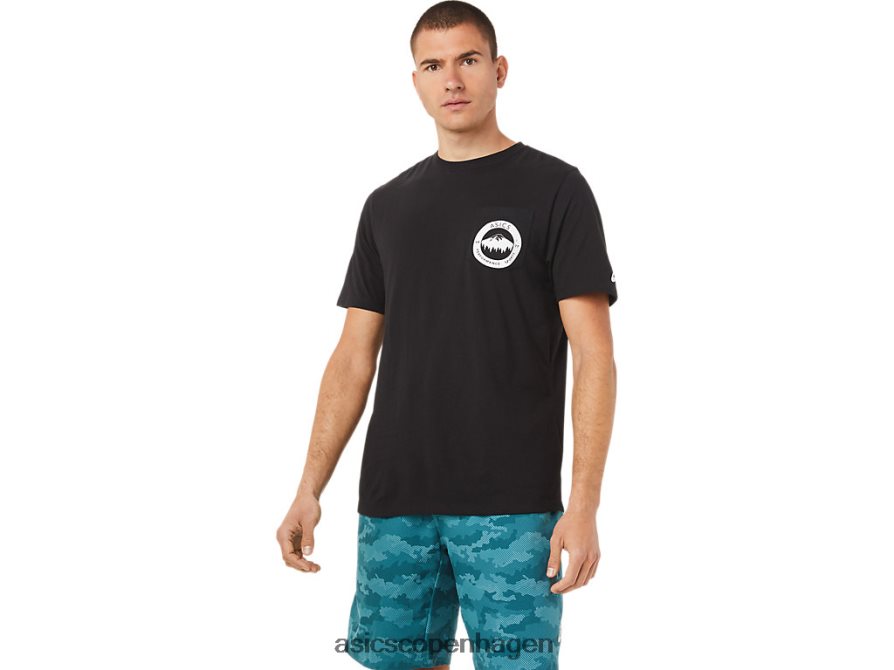 Asics 1977 bjerg tee ydeevne sort Z206F61910