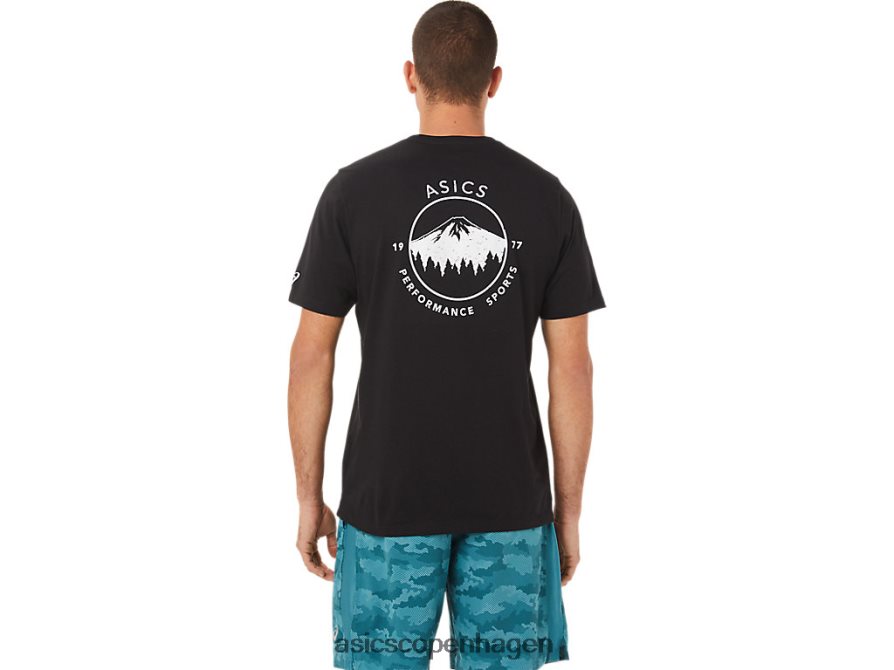 Asics 1977 bjerg tee ydeevne sort Z206F61910