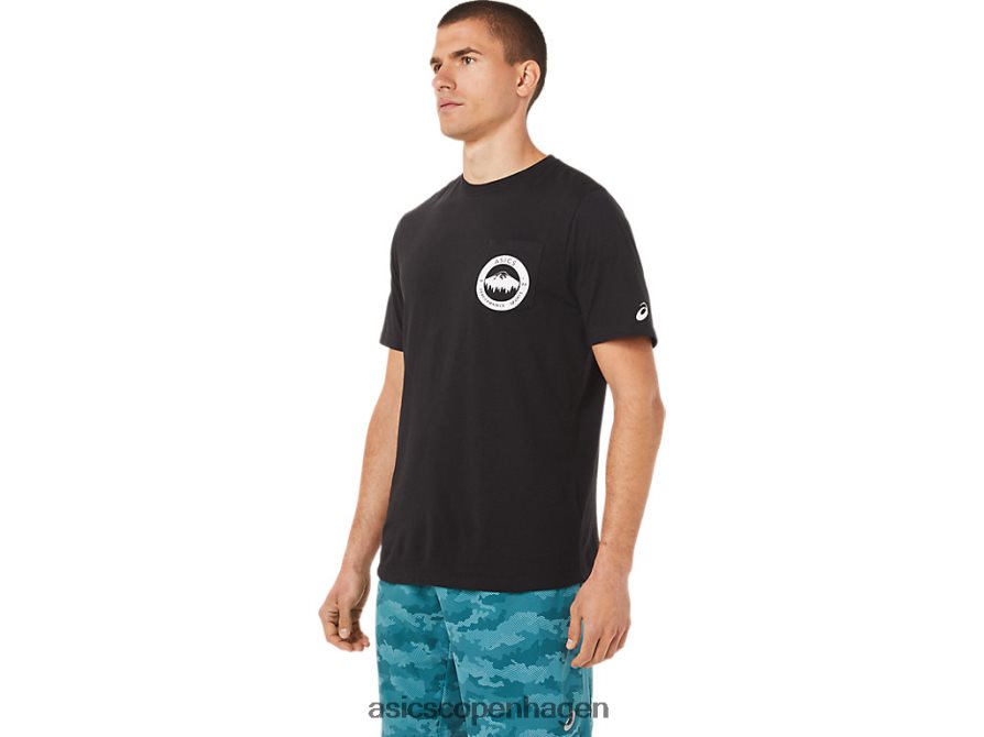 Asics 1977 bjerg tee ydeevne sort Z206F61910