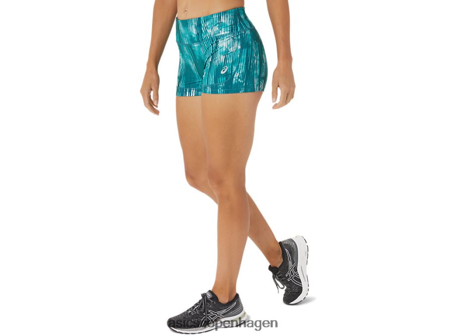 Asics 2 i tog kort perf tie dye fløjl fyrretræ print Z206F63083