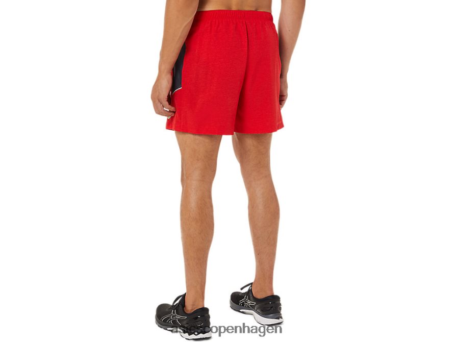 Asics 5in pr lyte kort elektrisk rød lyng/grå Z206F61824