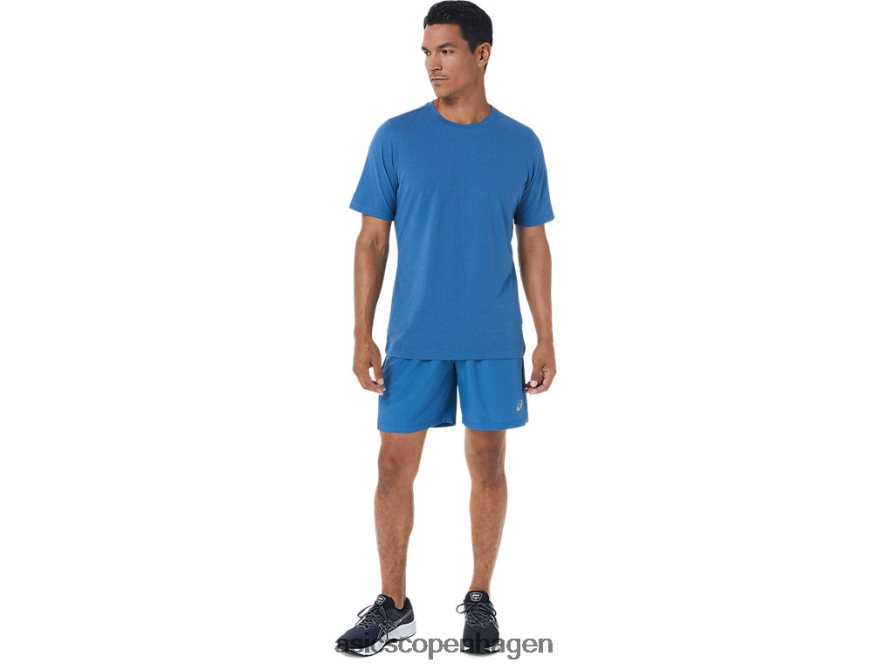 Asics 7 i 2 i 1 kort azurblå/bæregrå Z206F61133