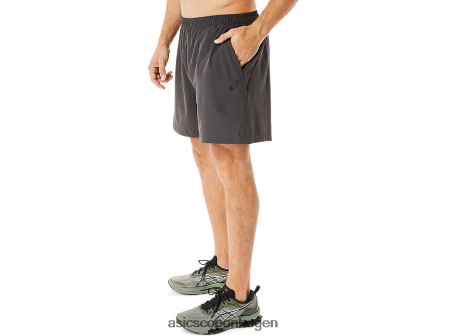 Asics 7 i vævet kort obsidian grå Z206F6953