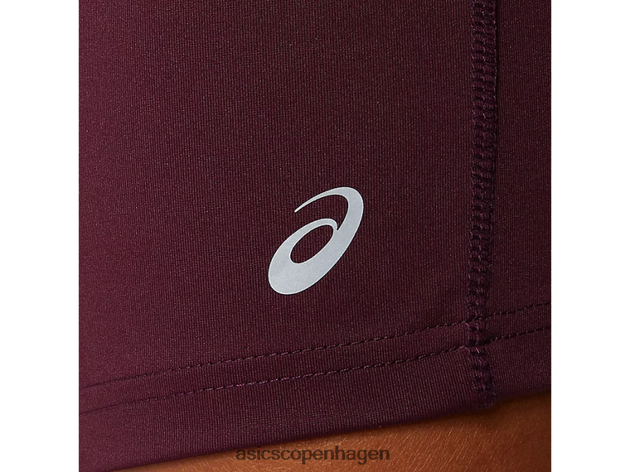 Asics 7 tommer strikket kort dybe mars Z206F63721