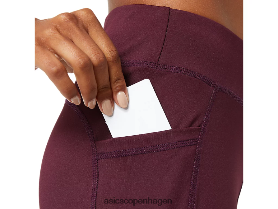 Asics 7 tommer strikket kort dybe mars Z206F63721