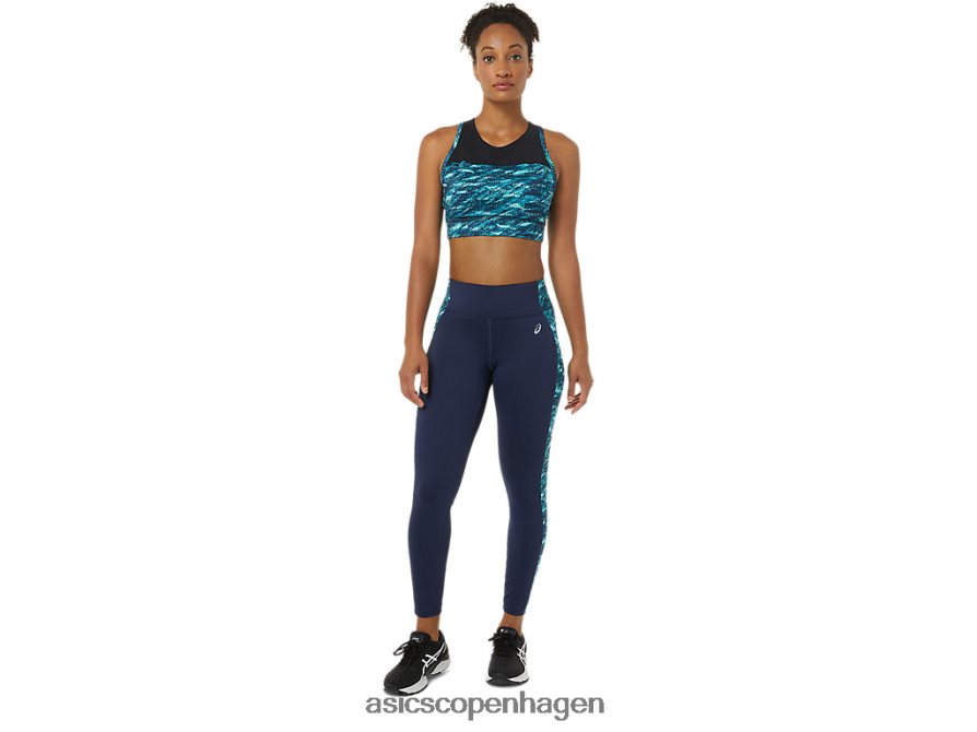 Asics 7/8 præstationstæt peacoat/fresh ice multi Z206F63788