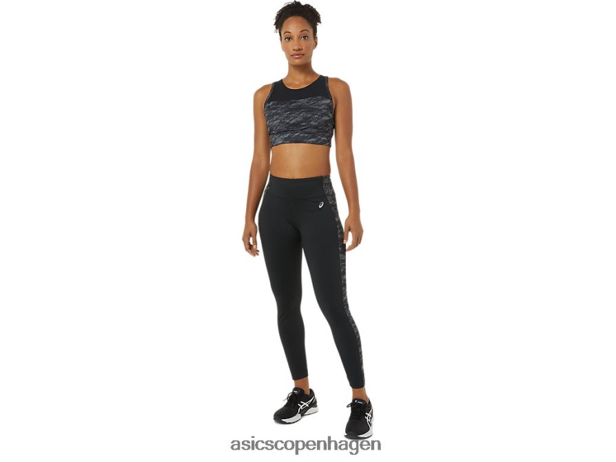 Asics 7/8 præstationstæt performance sort/grå multi Z206F63747