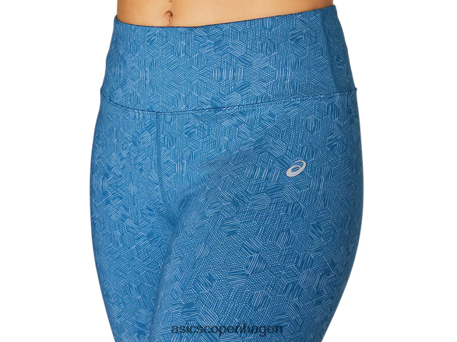 Asics 7/8 strømpebukser grand shark ætset sekskantet print Z206F64103