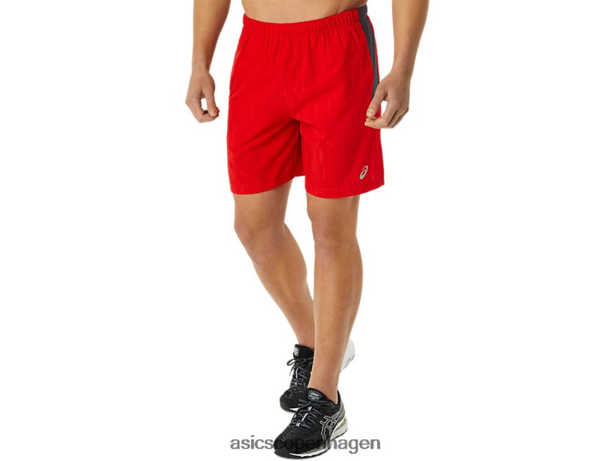 Asics 7in pr lyte kort ildrødt print/bæregrå Z206F61364