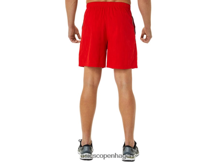 Asics 7in pr lyte kort ildrødt print/bæregrå Z206F61364