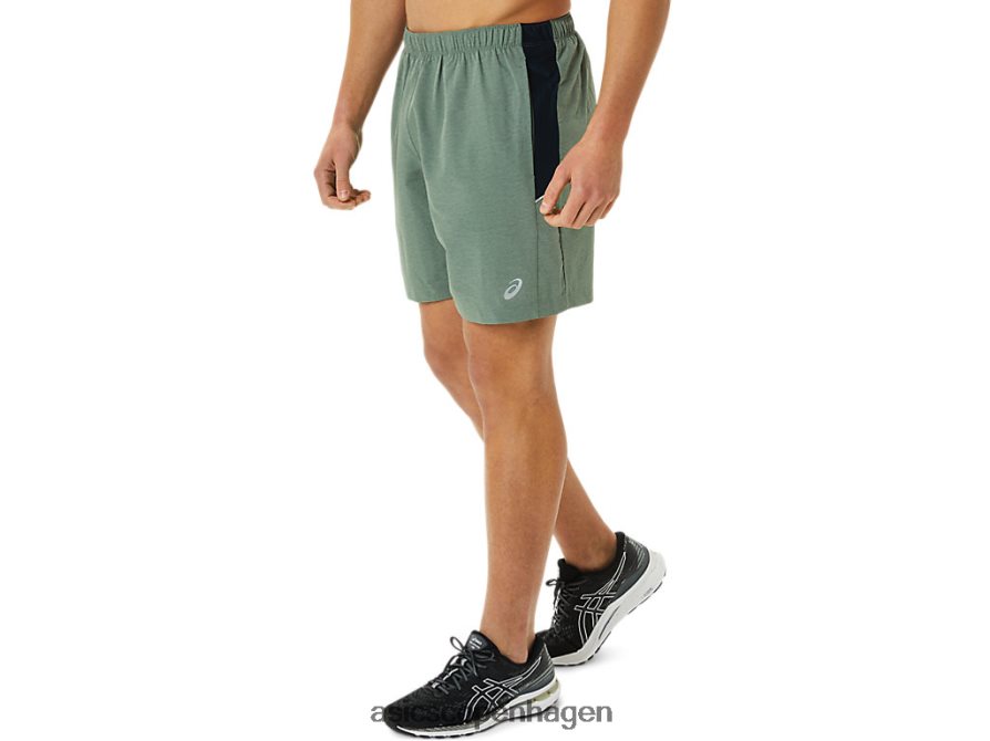 Asics 7in pr lyte kort lavgrøn print/fransk blå Z206F61362