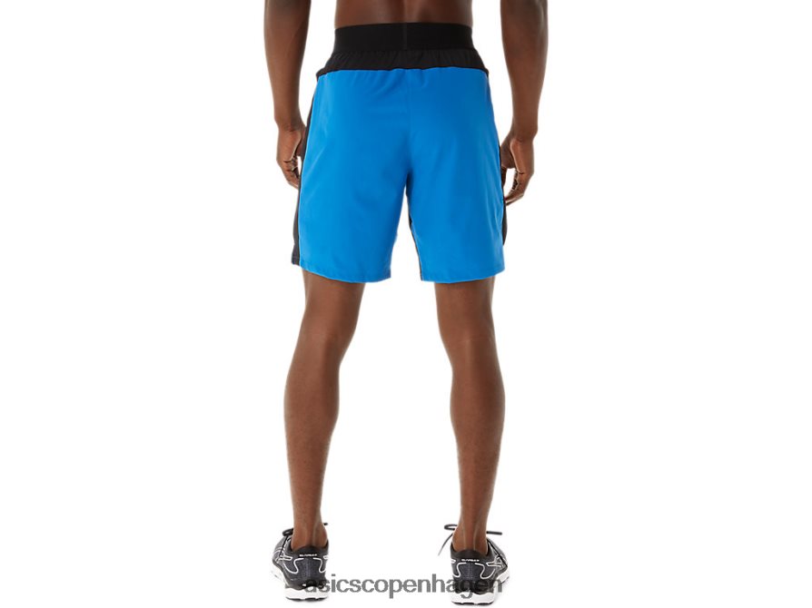 Asics 9 tommers mixer kort lake drive/performance sort Z206F61409