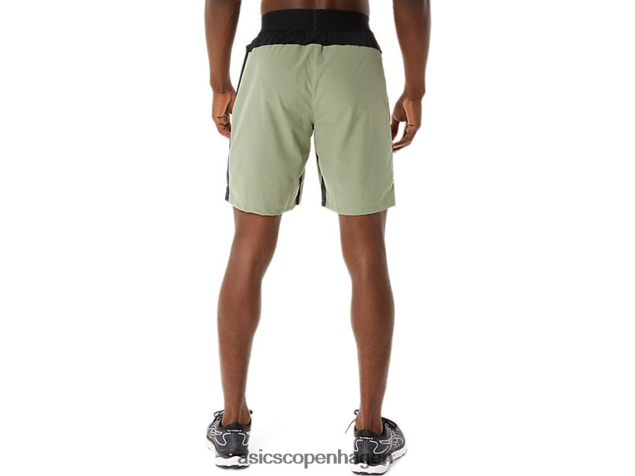 Asics 9 tommers mixer kort lav grøn/performance sort Z206F61408