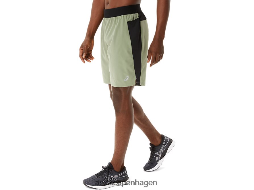 Asics 9 tommers mixer kort lav grøn/performance sort Z206F61408