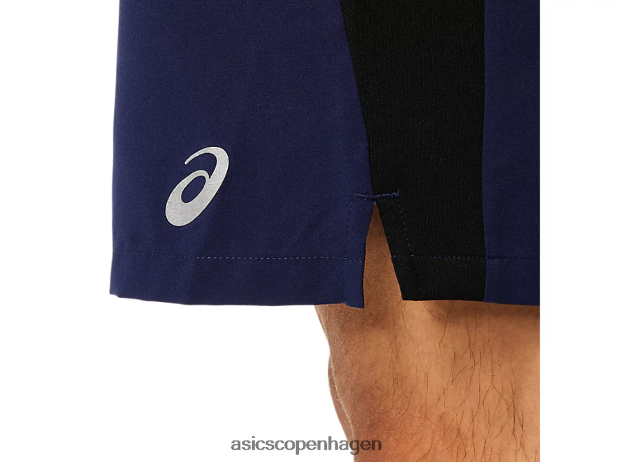 Asics 9 tommers mixer kort peacoat/performance sort Z206F61763