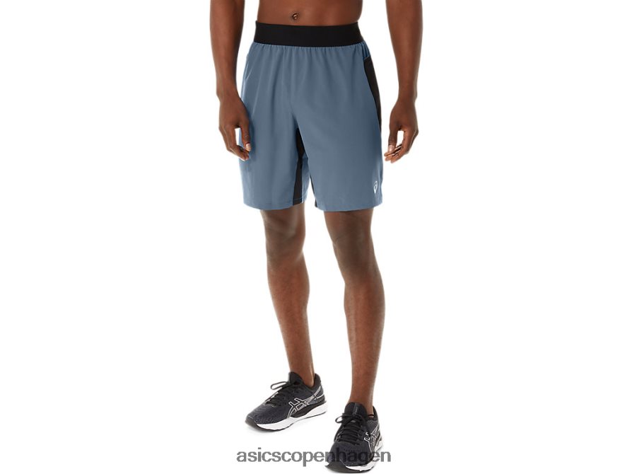 Asics 9 tommers mixer kort stål blå Z206F6192