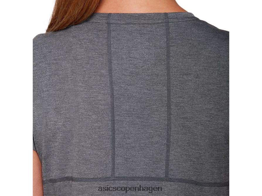 Asics Dorai kortærmet top mørkegrå lyng Z206F64035