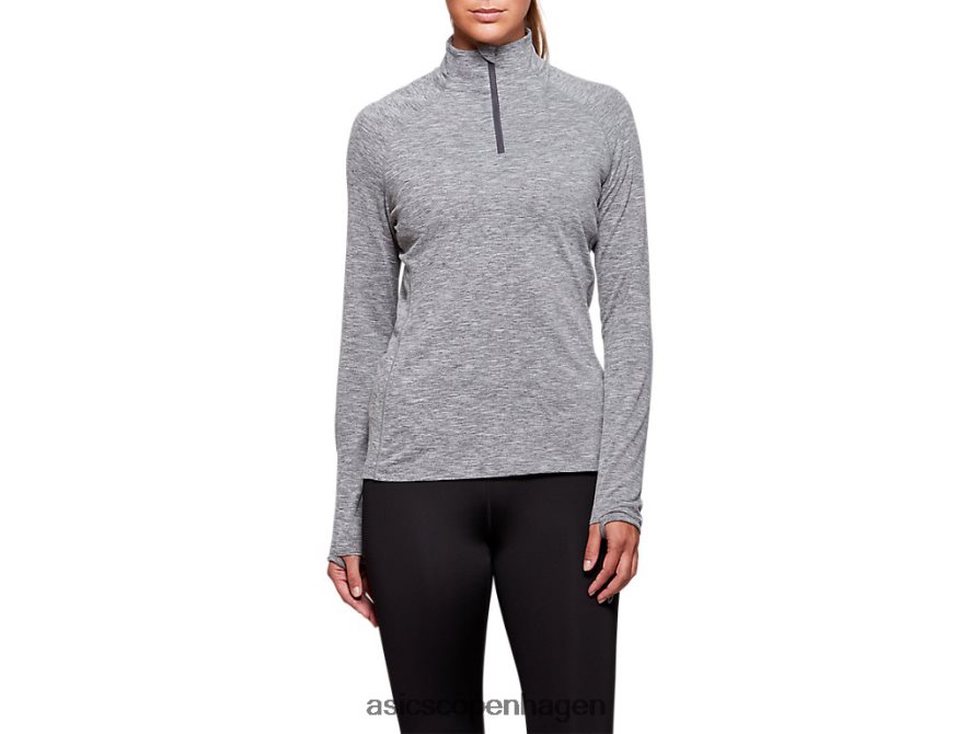 Asics Dorai kvart lynlås top mørkegrå lyng Z206F64207