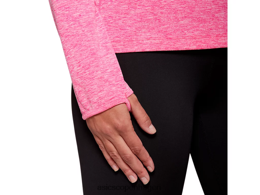 Asics Dorai kvart lynlås top pink glo lyng Z206F64206