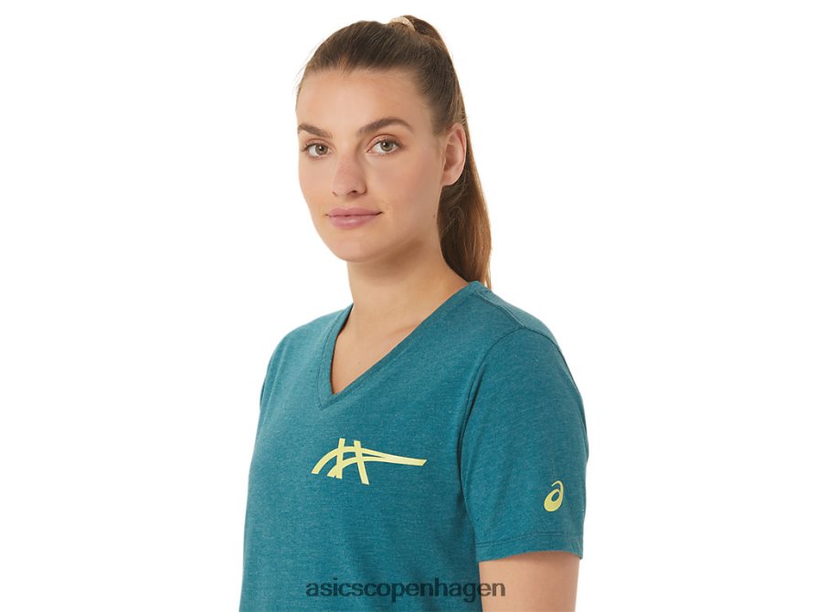 Asics Heritage americana v-hals fra 1977 fløjlsfyrlyng Z206F62753