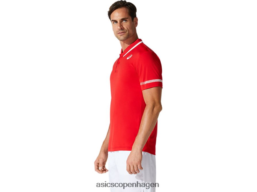 Asics Polo trøje klassisk rød Z206F61775