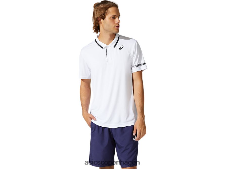 Asics Polo trøje strålende hvid Z206F61965