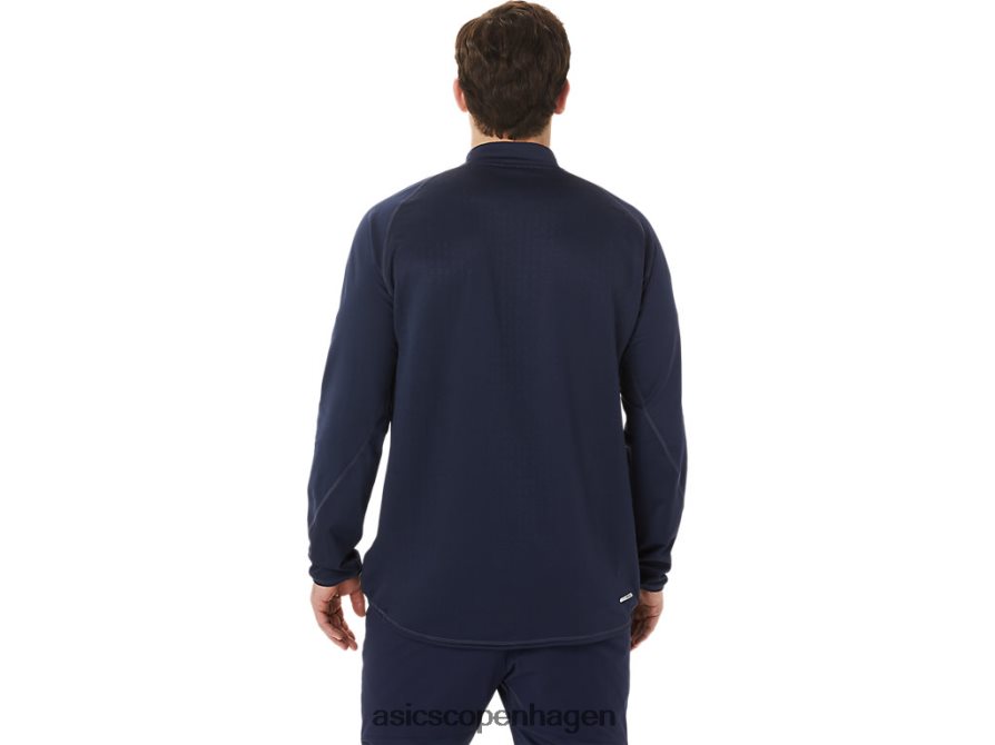 Asics actibreeze jacquard 1/2 lynlås top midnat Z206F6761