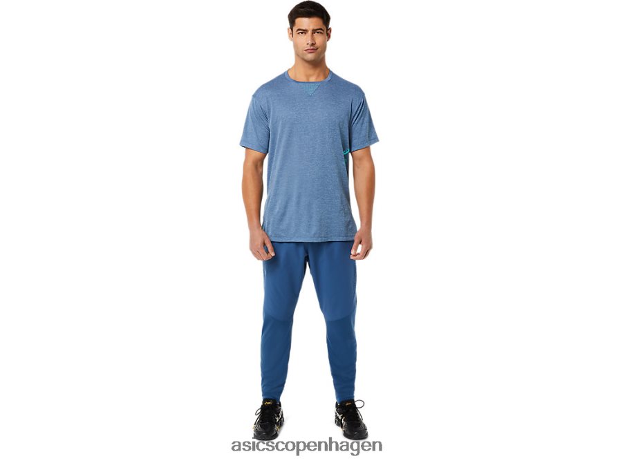 Asics actibreeze jacquard kortærmet top storhajlyng Z206F61514