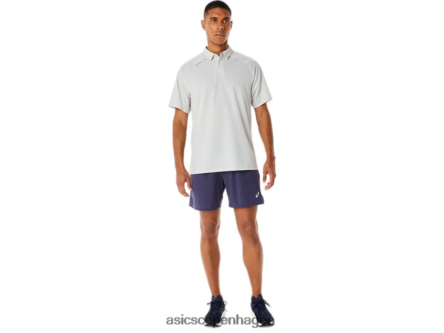 Asics actibreeze jacquard poloshirt gletsjergrå Z206F6275
