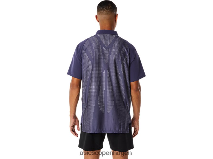 Asics actibreeze jacquard poloshirt indigo tåge Z206F6221