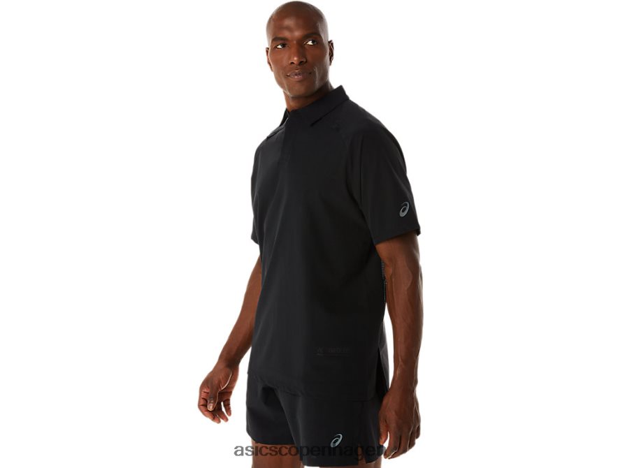 Asics actibreeze jacquard poloshirt ydeevne sort Z206F6270
