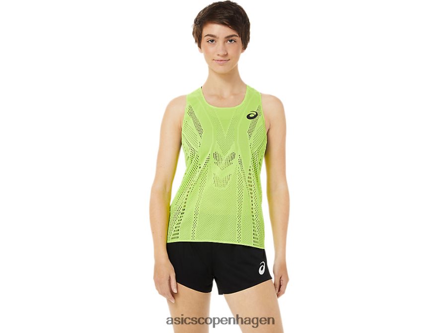 Asics actibreeze singlet hazard grøn Z206F63350