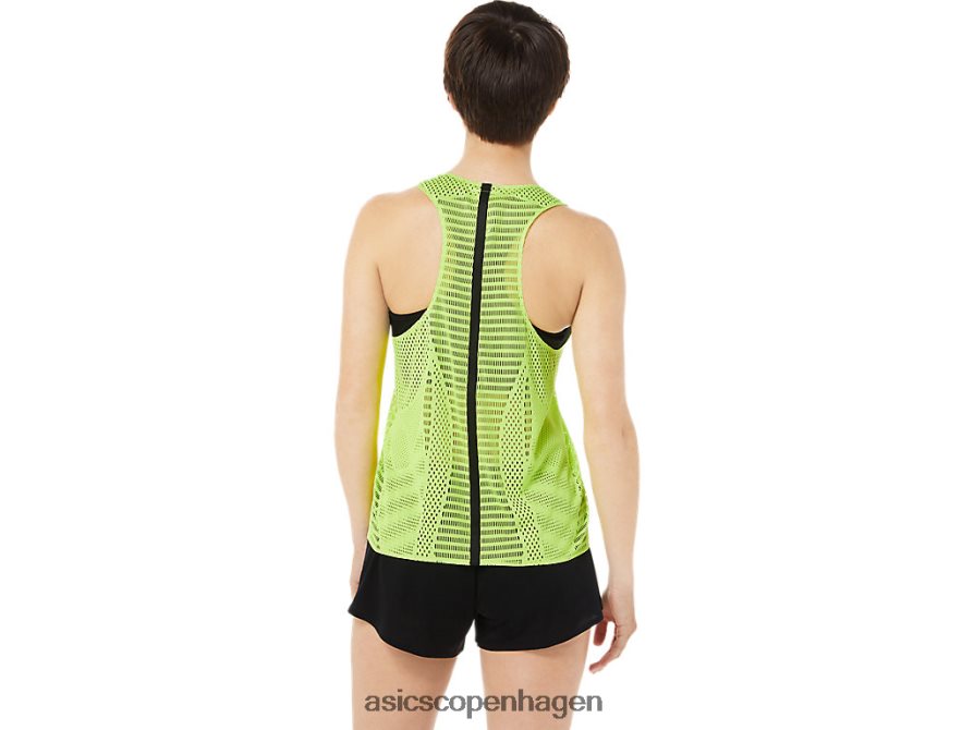 Asics actibreeze singlet hazard grøn Z206F63350
