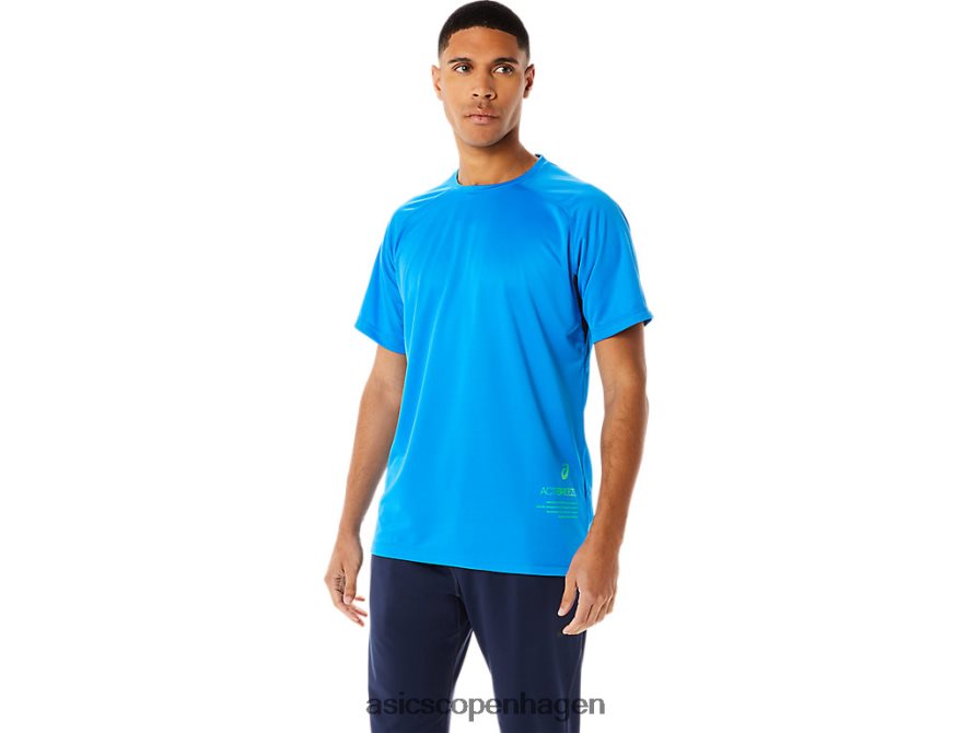 Asics aktiv kortærmet top elektrisk blå Z206F6762