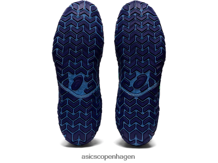 Asics angriber 5 azurblå/nyt blad Z206F61126