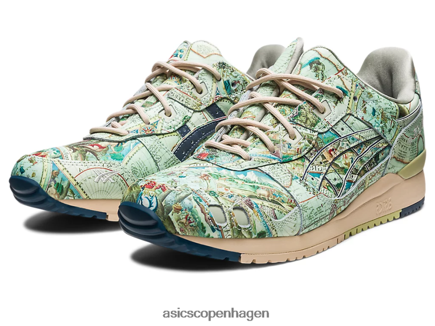 Asics atmos x gel-lyte iii og isgrøn/midnatsblå Z206F6570