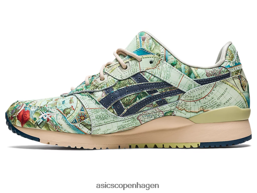 Asics atmos x gel-lyte iii og isgrøn/midnatsblå Z206F6570