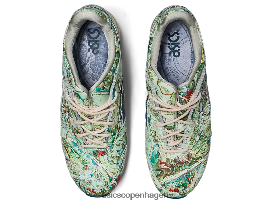 Asics atmos x gel-lyte iii og isgrøn/midnatsblå Z206F6570