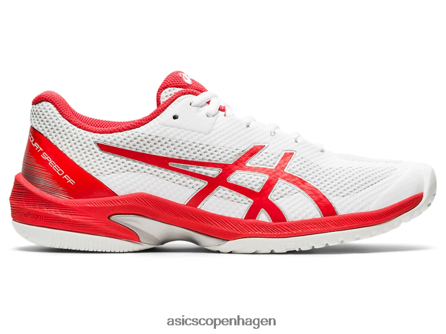 Asics banehastighed ff hvid/ildrød Z206F64102