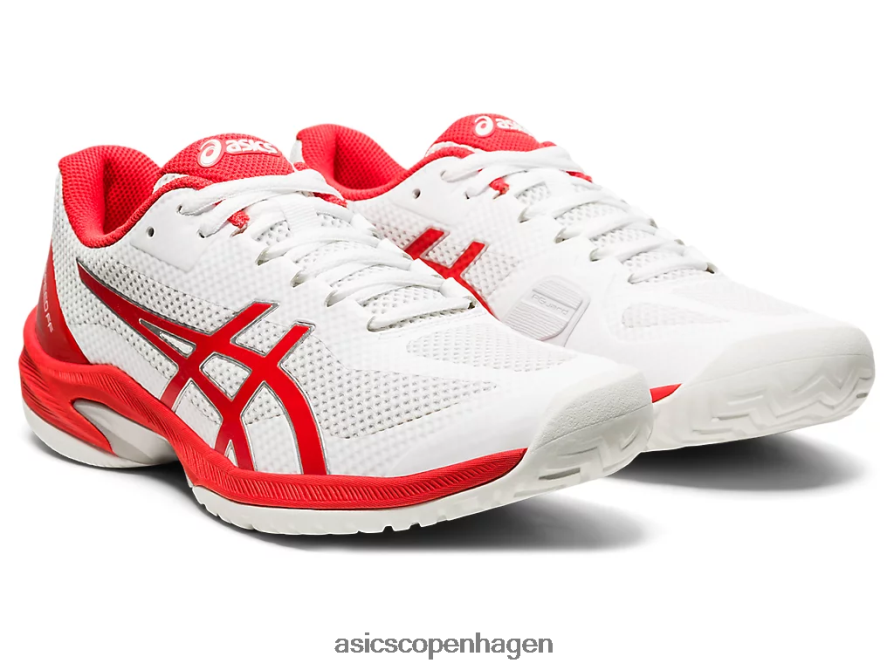 Asics banehastighed ff hvid/ildrød Z206F64102