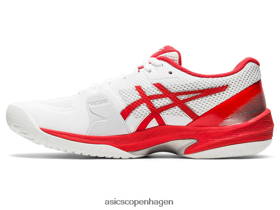 Asics banehastighed ff hvid/ildrød Z206F64102
