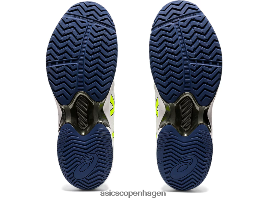 Asics banehastighed ff hvid/sikkerhedsgul Z206F62054