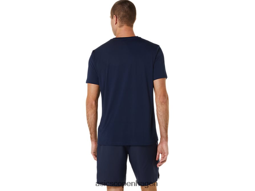 Asics banesko grafisk t-shirt midnat Z206F6520