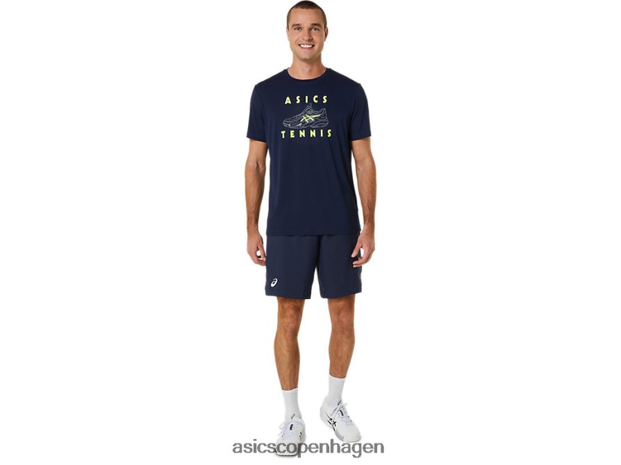 Asics banesko grafisk t-shirt midnat Z206F6520