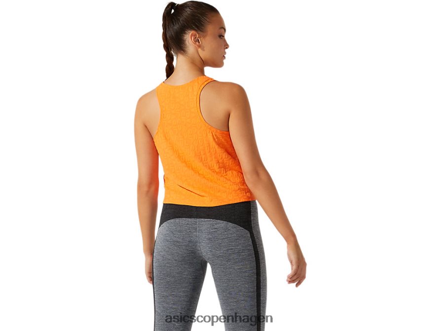 Asics beskåret logo jacquard tank sol fersken Z206F63942