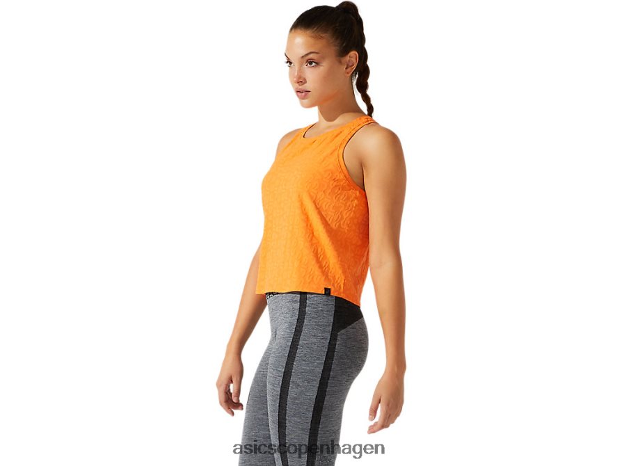 Asics beskåret logo jacquard tank sol fersken Z206F63942