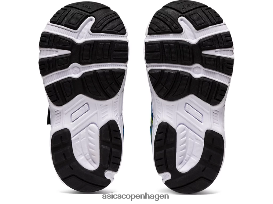 Asics bestride 6 småbørnsstørrelse directoire blå/limeskal Z206F64562