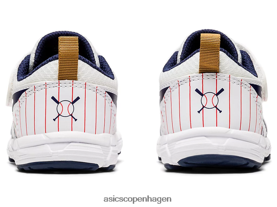 Asics bestride 6 småbørnsstørrelse hvid/peacoat Z206F64555