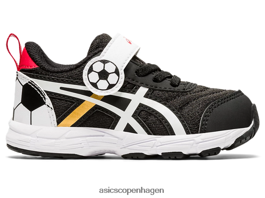 Asics bestride 6 småbørnsstørrelse sort/rent guld Z206F64556